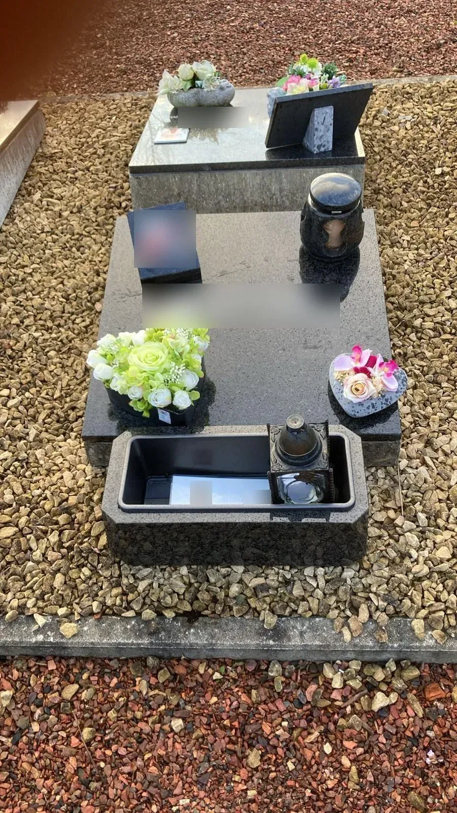 Fotoblok urnengraf, gedenkmonument door GranietFix