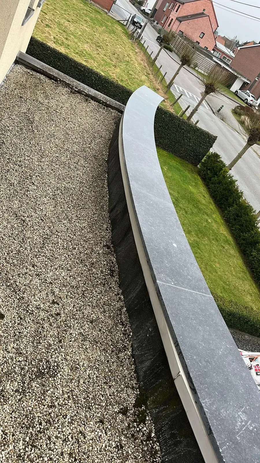 Muurafdekking hardsteen, natuursteen maatwerk door GranietFix